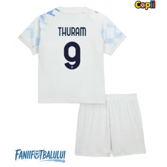 Inter Milan Marcus Thuram #9 Echipament de Fotbal Replică 2025-26 Copii Deplasare (+ Șorturi)